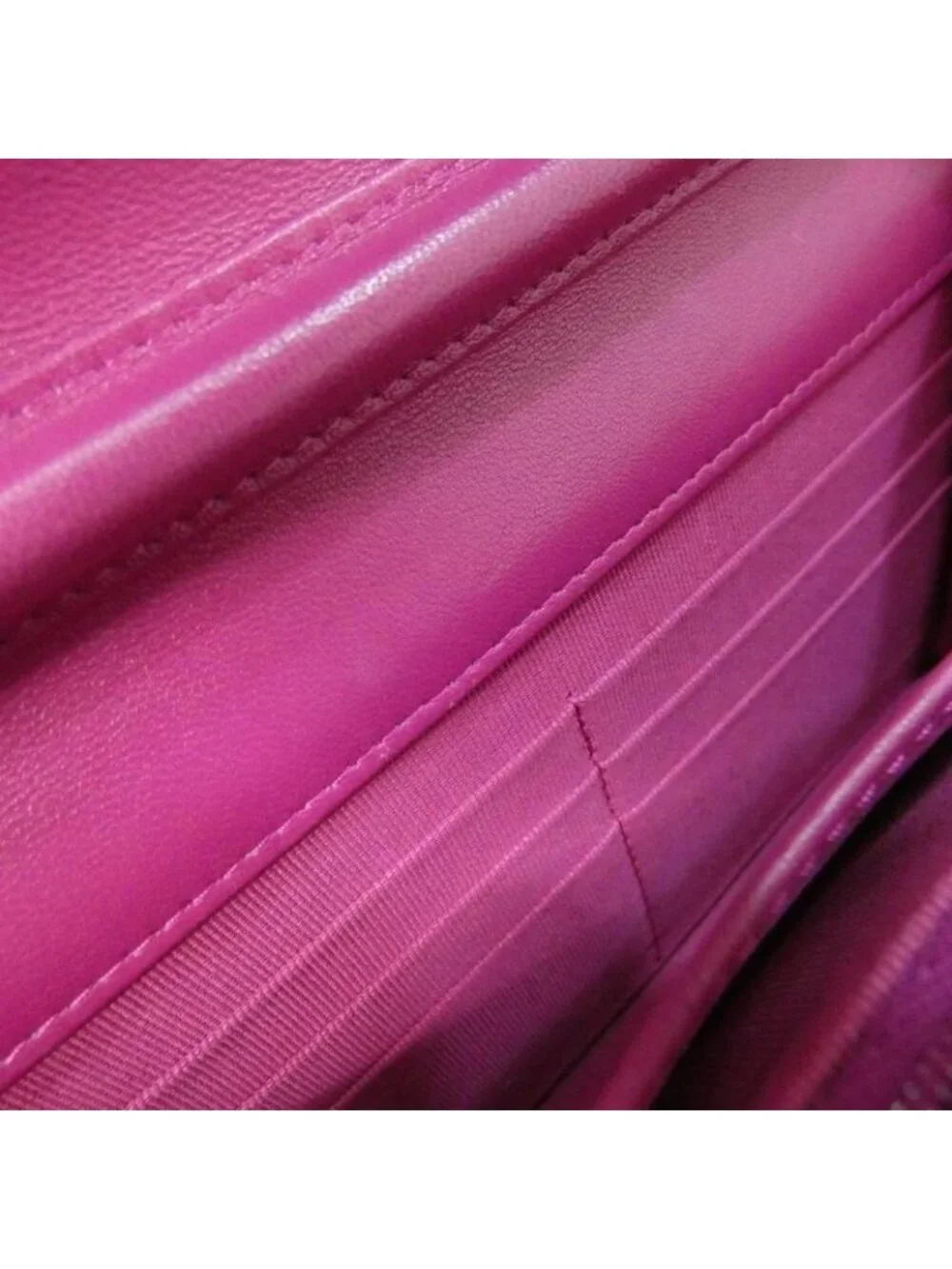 Chanel Chain Wallet Cotton Wool - Picture 10 of 10